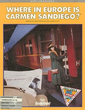 Where in Europe is Carmen Sandiego? — box art
