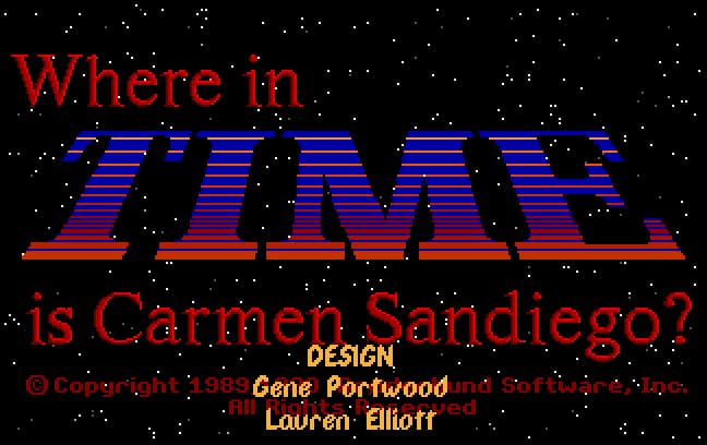 Where in Time is Carmen Sandiego? — screenshot