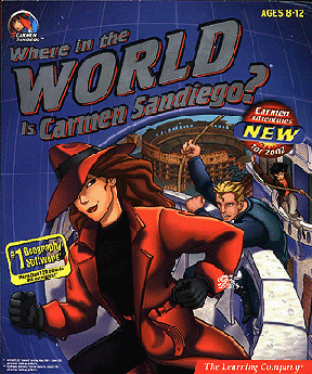 Where in the World is Carmen Sandiego? Treasures of Knowledge — box art