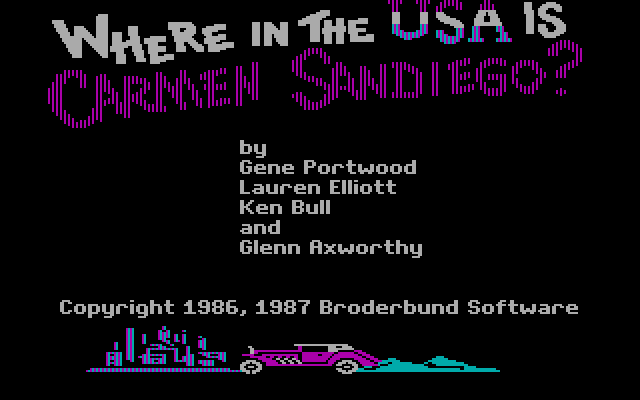 Where in the U.S.A. is Carmen Sandiego? — screenshot