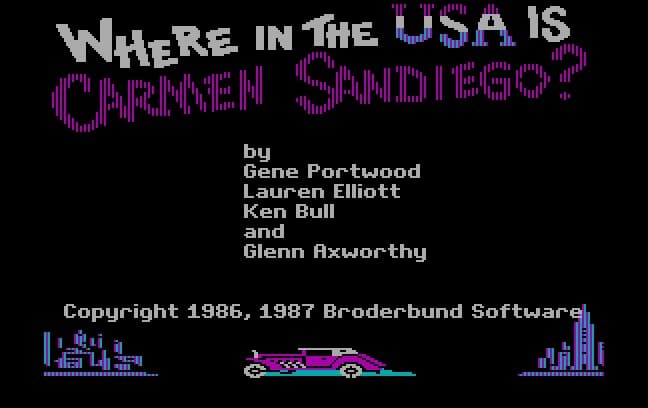Where in the U.S.A. is Carmen Sandiego? — screenshot