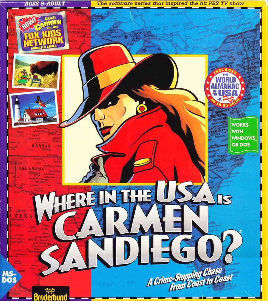 Where in the U.S.A. is Carmen Sandiego? Deluxe Edition — box art